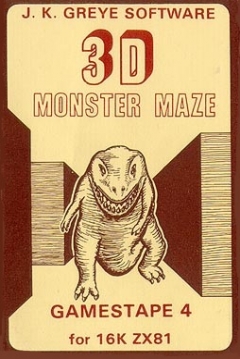 Poster 3D Monster Maze
