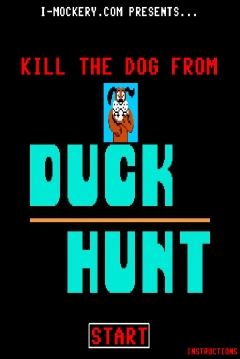 Poster Kill the Dog from Duck Hunt