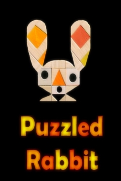 Poster Puzzled Rabbit