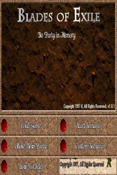 Poster Blades of Exile