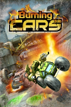 Poster Burning Cars
