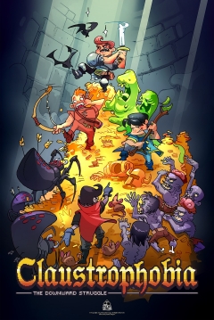 Poster Claustrophobia: The Downward Struggle