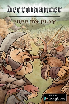 Poster Decromancer: The Battle Card RPG
