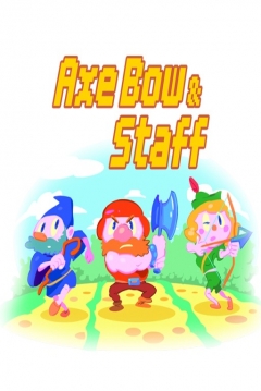 Poster Axe, Bow & Staff