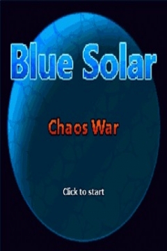 Poster Blue Solar: Chaos War