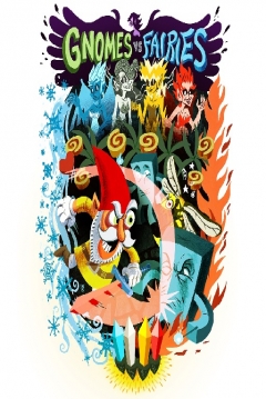Poster Gnomes Vs. Fairies