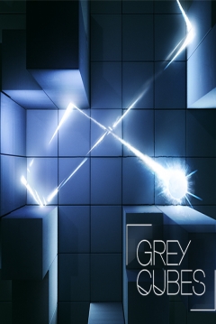 Poster Grey Cubes