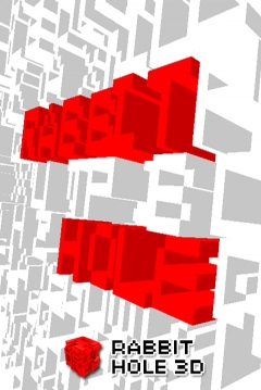 Poster Rabbit Hole 3D