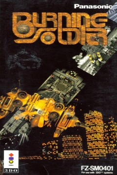 Poster Burning Soldier