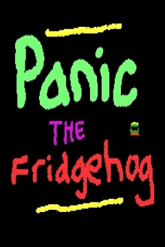 Poster Panic the Fridgehog