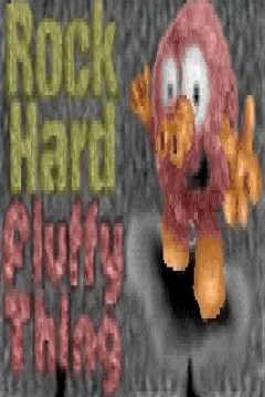 Poster Rock Hard Fluffy Thing