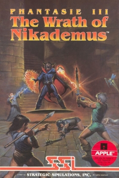 Poster Phantasie III: The Wrath of Nikademus