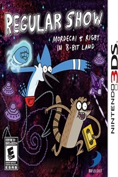 Poster Regular Show: Mordecai and Rigby in 8-Bit Land
