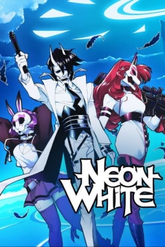 Poster Neon White