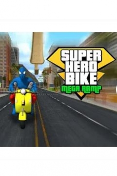 Poster Super Hero Bike Mega Ramp