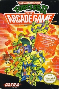 Poster Teenage Mutant Ninja Turtles II: The Arcade Game
