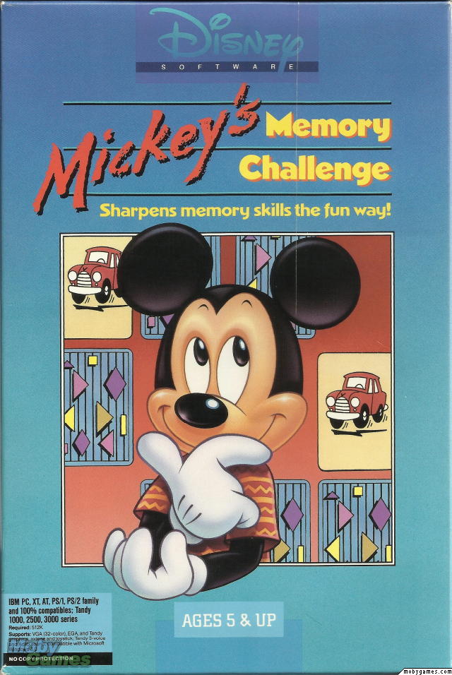 Poster Mickey: Juego para Memorizar