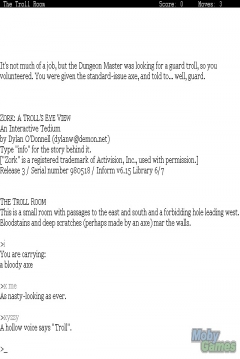 Poster Zork: A Troll's-Eye View