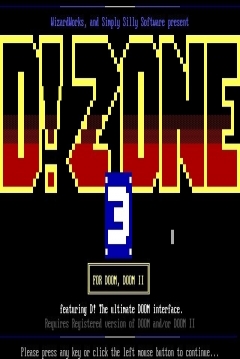 Poster D!Zone 3 for Doom & Doom II