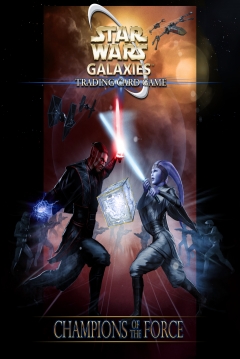 Poster Star Wars Galaxies Trading Card Game: Champions of the Force