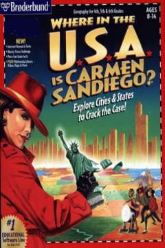 Poster Where in the U.S.A. is Carmen Sandiego?