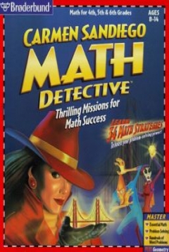 Poster Carmen Sandiego Math Detective
