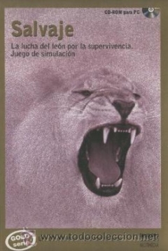 Poster Salvaje: La Lucha del León por la Supervivencia