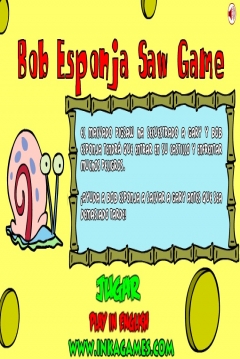 Poster Bob Esponja Saw Game