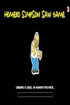 Poster Homero Simpson Saw Game