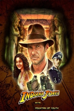 Poster Indiana Jones y la Fuente de la Juventud
