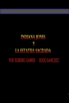 Poster Indiana Jones y la Estatua Sagrada