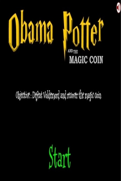 Poster Obama Potter y la Moneda Mágica