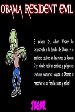 Poster Obama Resident evil