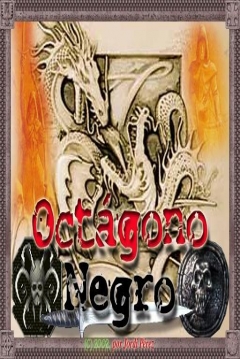 Poster Octágono Negro