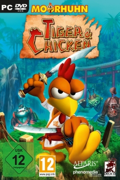 Poster Moorhuhn: Tiger & Chicken