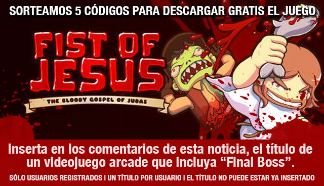 Sorteamos 5 códigos para descargar el juego ‘Fist of Jesus’
