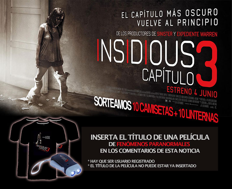 Ganadores de las camisetas de ‘Insidious Capítulo 3’