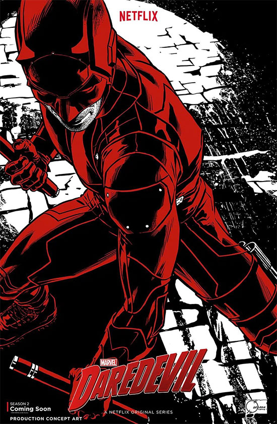 Póster de la segunda temporada de ‘Daredevil’