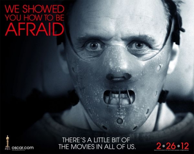 Hannibal Lecter para promocionar los Oscars