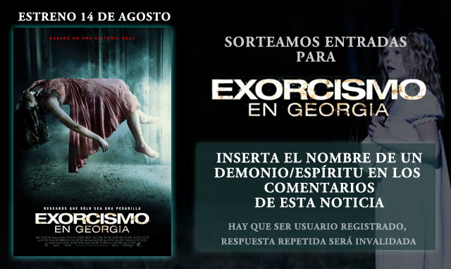 Sorteamos entradas para Exorcismo en Georgia