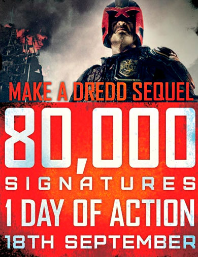 80.000 firmas para que Dredd 2 se realice