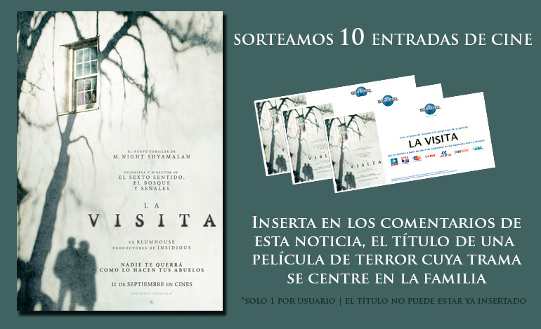 Ganadores de las entradas de ‘La Visita’