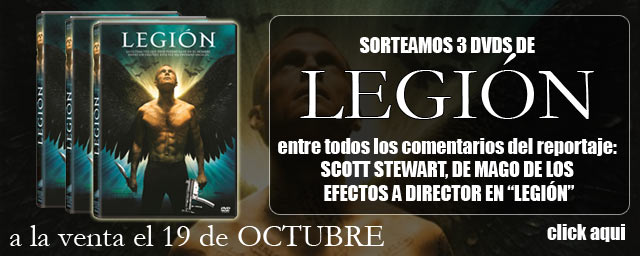 Reportaje + avance de los extras + sorteo de 3 DVD de LEGIÓN