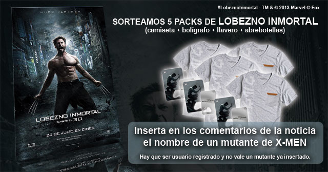 Sorteamos pack de Lobezno Inmortal