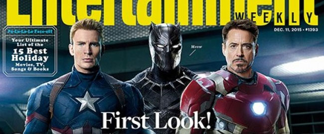 ‘Capitán América: Civil War’, portada de Entertainment Weekly