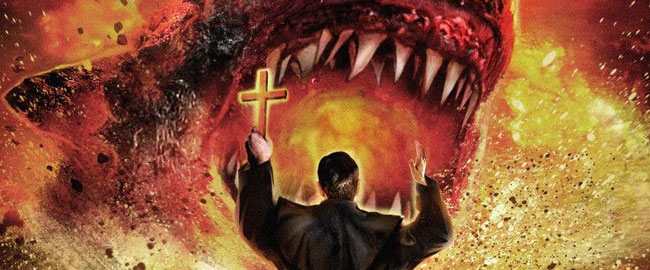 Exorcismos a tiburones en el póster y trailer de ‘Shark Exorcist’