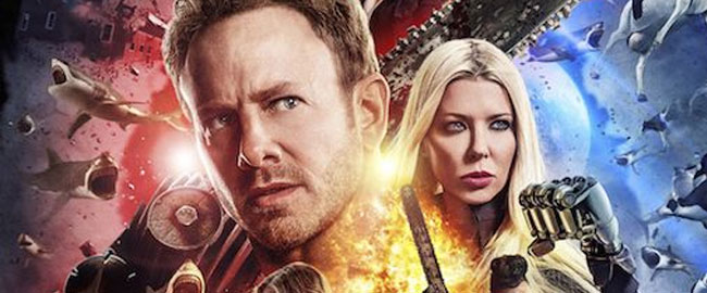 Póster oficial de la cuarta entrega de ‘Sharknado’