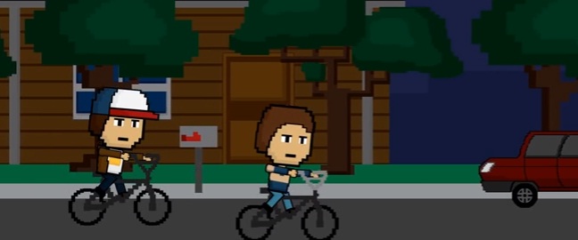 Así sería  la serie ‘Stranger Things’ en 8 bits