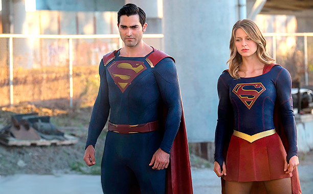 Imagen de Superman y Supergirl en la serie de la CW