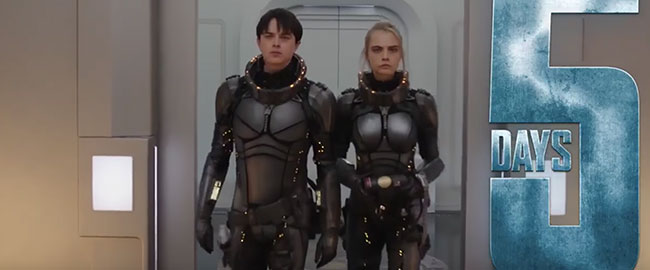 Este jueves llegará el trailer de ‘Valerian y la ciudad de los mil planetas’